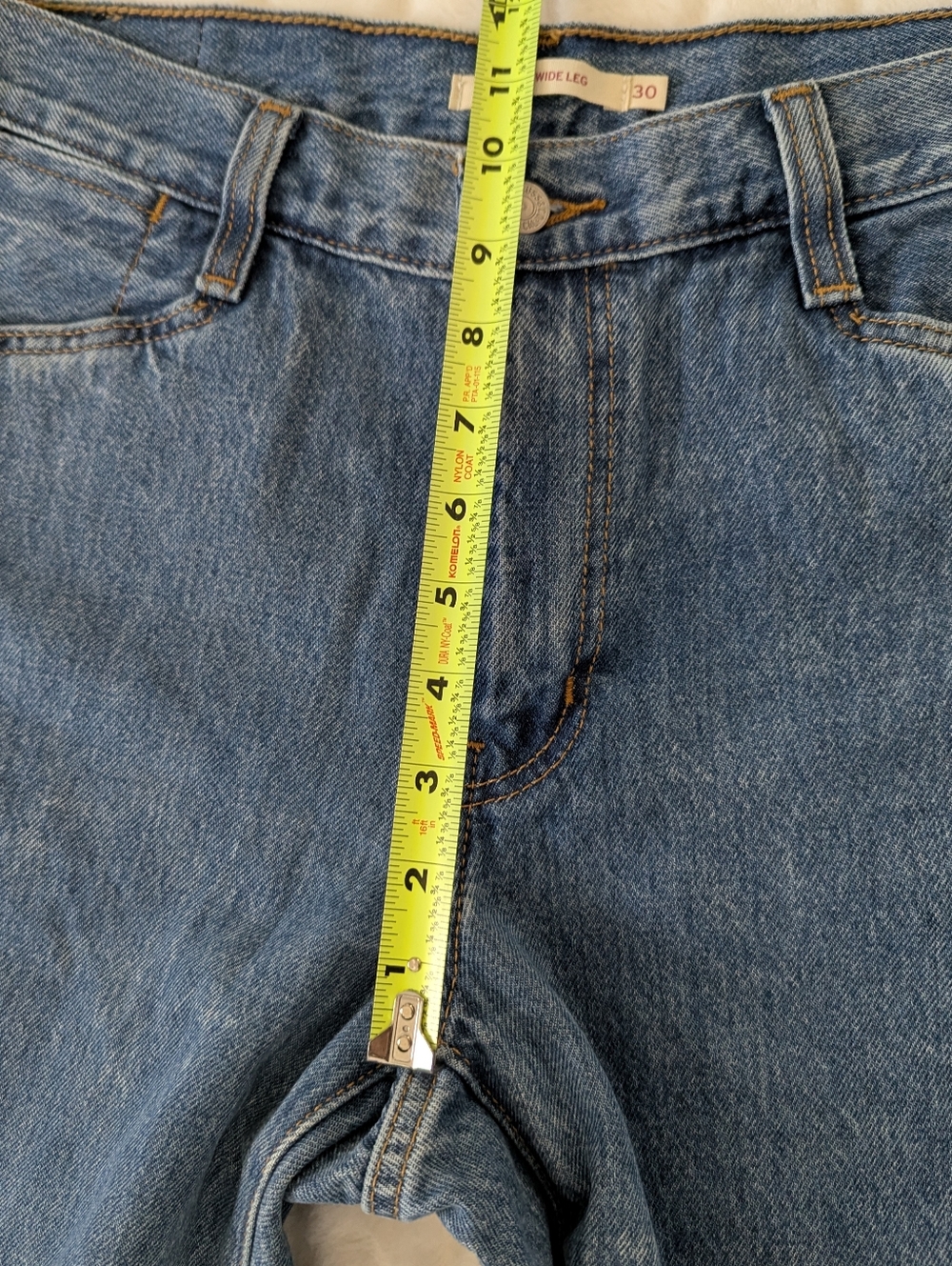 Levis Levi's '94 Baggy Wide Leg 100% Cotton Jeans Size 30 - Picture 6 of 9